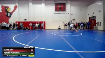 132 lbs Champ. Round 2 - Porter Ivankovig, LaPorte vs Lucas Day, Brownsburg
