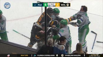 Chaos In Wheeling Between The Everblades And Nailers