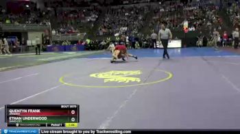 Champ. Round 1 - Quentyn Frank, Amherst vs Ethan Underwood, David City