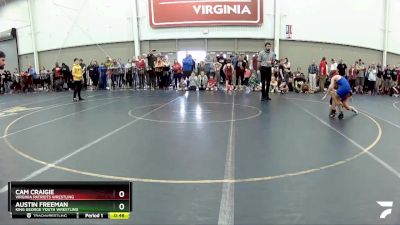 84 lbs Semifinal - Cam Craigie, Virginia Patriots Wrestling vs Austin Freeman, King George Youth Wrestling
