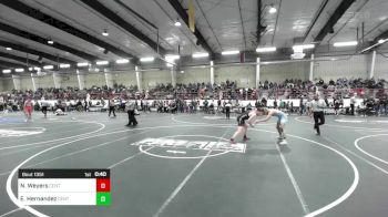 150 lbs 2nd Place - Noah Weyers, Centauri Middle School vs Elijah Hernandez, Central Grand Junction