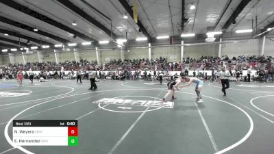 150 lbs 2nd Place - Noah Weyers, Centauri Middle School vs Elijah Hernandez, Central Grand Junction