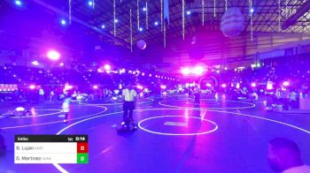 54 lbs Round Of 16 - Benito Lujan, Unattached vs Gage Martinez, Duran Elite