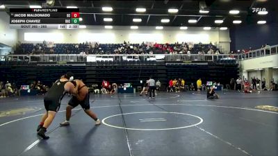 285 lbs Cons. Round 2 - Jacob Maldonado, Delta College vs Joseph Chavez, Rio Hondo College