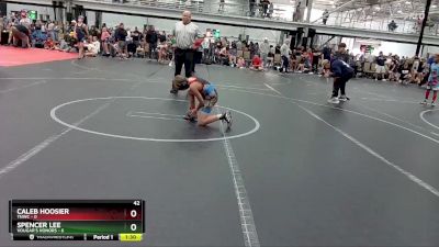 80 lbs Round 4 (6 Team) - Spencer Lee, Vougar`s Honors vs Caleb Hoosier, TNWC