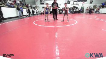 52 lbs Consolation - Brooks Barnes, Verdigris Youth Wrestling vs Cannon Francis, Team Tulsa Wrestling Club