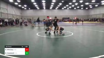 64 lbs 5th Place - Remy Whitney, Standfast Wrestling vs Bailey Copeland, Keystone Kids Wrestling