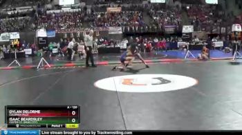 Quarterfinal - Dylan Delorme, Columbia Falls vs Isaac Beardsley, Custer Co. (Miles City)