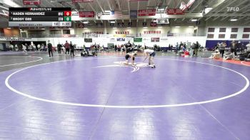 125 lbs 1st Place Match - Haden Hernandez, Missouri Valley vs Brody Gee, University Of Saint Mary (KS)