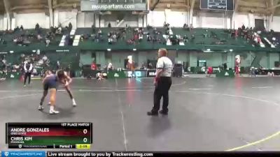133 lbs 1st Place Match - Andre Gonzales, Ohio State vs Chris Kim, Michigan