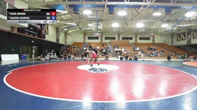 180 lbs Round 1 - Alexia Garcia, San Joaquin Delta vs Zion Green, Sacramento City College