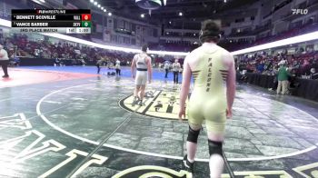 190 lbs 3rd Place Match - Bennett Scoville, Vallivue vs Vance Barber, Skyview