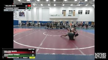 130 lbs Champ. Round 2 - Willow White, South Dade vs Savannah Timney, Odessa