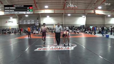 149 lbs Cons. Round 4 - Aidan Torres, Indiana vs GAVIN SUICA, Edinboro