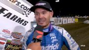 Kyle Larson Reacts After Winning At Davenport With Interstate Batteries High Limit Racing