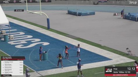 2026 AAU Junior Olympic Games - Youth Boys' 100m, Finals 1 - Age 12