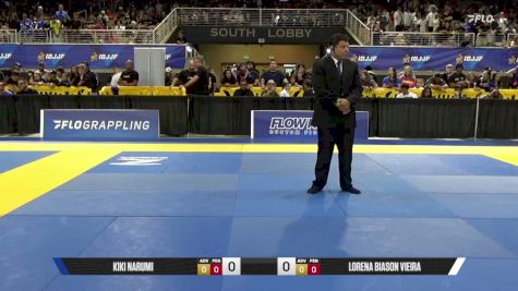 Lorena Biason Vieira vs Kiki Narumi 2026 Pan Kids Jiu-Jitsu IBJJF Championship