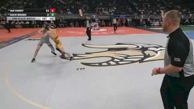 3rd Place Match - Zach Masek, Lincoln East vs Ian Hardy, Papillion-LaVista