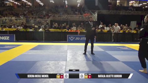 Natalia Juliette Gordon vs Serena Nicole McNeil 2025 Pan Kids Jiu-Jitsu IBJJF Championship