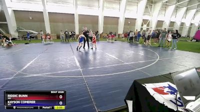 63 lbs Semifinal - Riddic Bunn, WA vs Kayson Comerer, WY