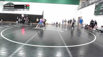 140 lbs Quarterfinal - Marley Lewis, Shelton Wrestling Academy vs Addison Cole, WWC Wrestling