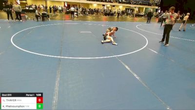 7th - 8th grade - 78 Quarters - LANDON THAYER, MWC Wrestling Academy vs Kendrick Phetxoumphone, Team Valley Wrestling Club