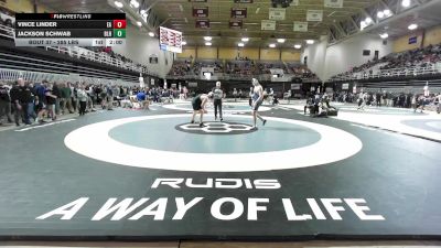 285 lbs Round Of 64 - Vince Linder, Episcopal (Pa) vs Jackson Schwab, Blair Academy