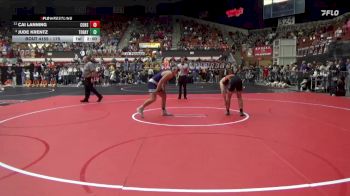 175 lbs Quarterfinal - Jude Krentz, Topeka-Hayden Hs vs Cai Lanning, Colby Hs