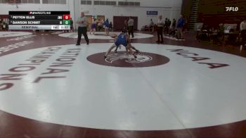 133 lbs Semifinal - Peyton Ellis, Johnson & Wales vs Dawson Schmit, Upper Iowa