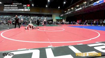 145 lbs Semifinal - Whitley Wilscam, South Central Punisher Wrestling Club vs Archer Ferguson, Cornerstone Mat Club