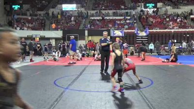 54 lbs Cons. Round 4 - Issac Mattson, Conrad Wrestling Club vs Jameson Irigoin, Glendive Mat Devils