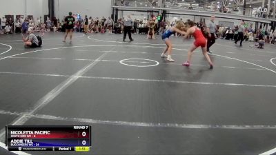 114 lbs Round 7 (8 Team) - Addie Till, Buccaneers WC vs Nicoletta Pacific, South Side WC