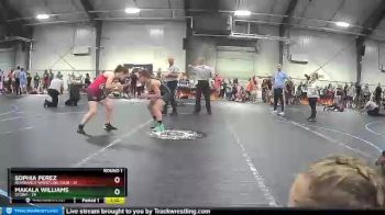 110 lbs Round 1 (6 Team) - Sophia Perez, Reverance Wrestling Club vs Makala Williams, Storm