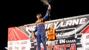 Nick Hoffman Reacts After First FloRacing Night Win at Eldora