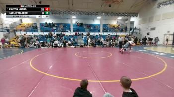 170 lbs 1st Place Match - Ashton Hubbs, Cody vs Harlie Velarde, Lander Valley