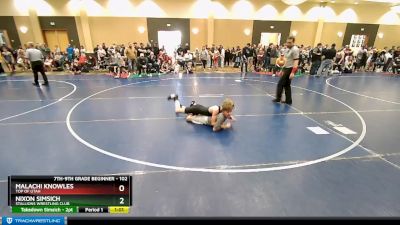 102 lbs Round 1 - Nixon Simsich, Stallions Wrestling Club vs Malachi Knowles, Top Of Utah