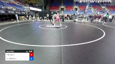 285 lbs Rnd Of 32 - Willie Cox, AL vs Landon Morris, MI