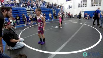 54-58 lbs Quarterfinal - Piper Boren, Choctaw Ironman Youth Wrestling vs Juliette Rosas 2, OKC Saints Wrestling