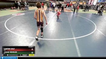 80-84 lbs Round 1 - Chase Headlee, IL vs Carter Solt, WI