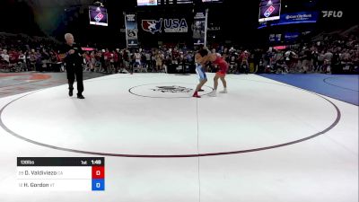 138 lbs Cons 16 #1 - Diego Valdiviezo, CA vs Hunter Gordon, VT