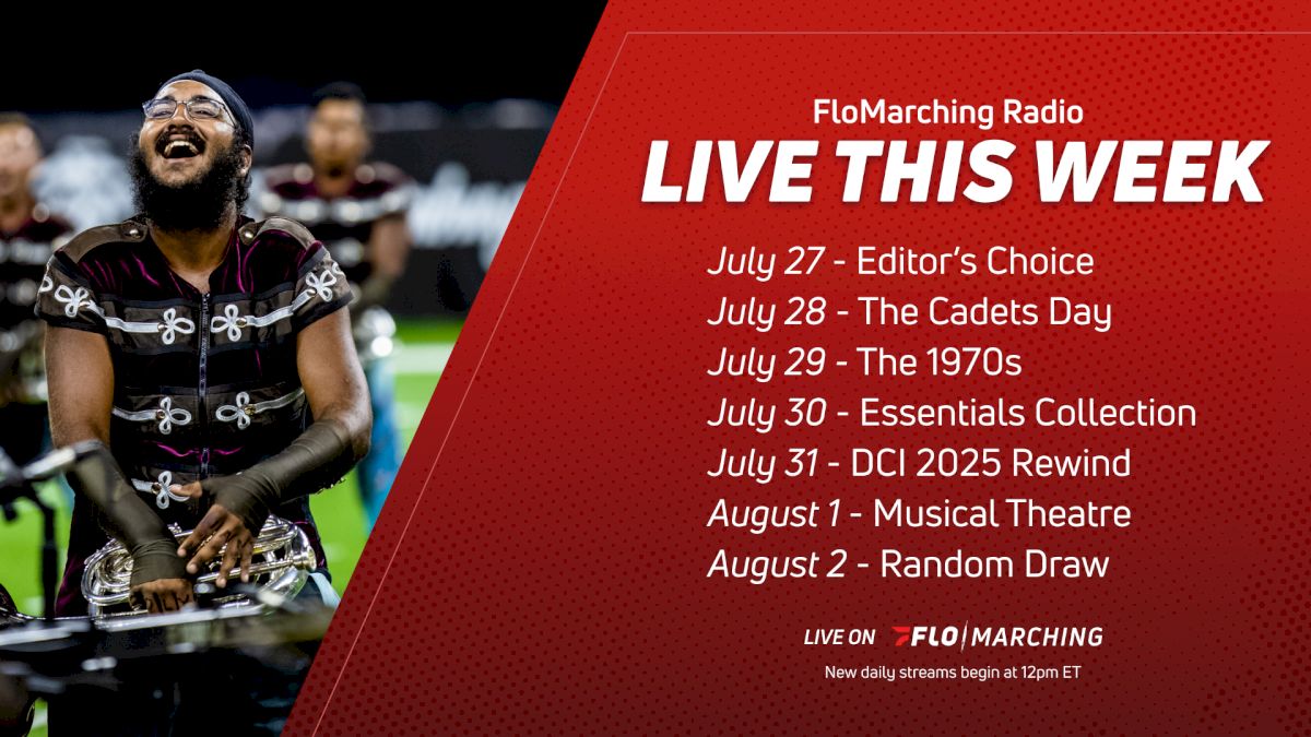 What's Playing on FloMarching Radio This Week, Jul 27-Aug 2