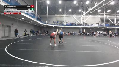 141 lbs Quarterfinal - Elijah Cortez, Spartan Wrestling Club - UnAttached vs Bryce Kresho, F&m
