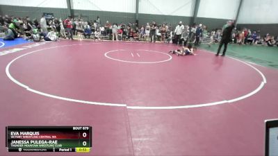 67-72 lbs Round 4 - Janessa Pulega-Rae, Thunder Mountain Wrestling Club vs Eva Marquis, Victory Wrestling-Central WA