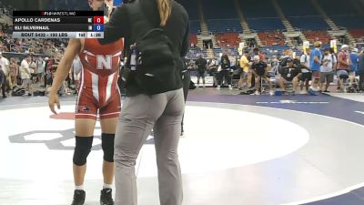 150 lbs Cons. Rd Of 64 - Apollo Cardenas, Nebraska vs Eli Silvernail, Indiana