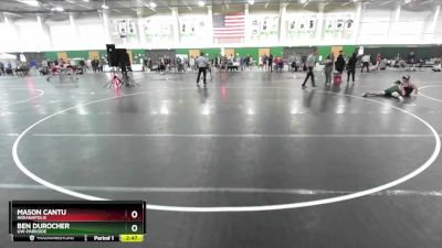 157 lbs Prelim - Mason Cantu, Indianapolis vs Ben Durocher, UW-Parkside