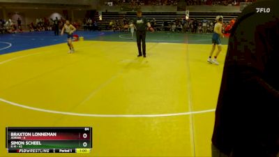 84 lbs Finals (8 Team) - Simon Scheel, K-M vs Braxton Lonneman, Adrian