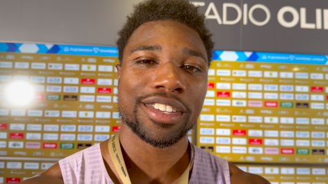"I'm easy to find, but hard to beat" | Noah Lyles Wins in Rome in 9.88 seconds