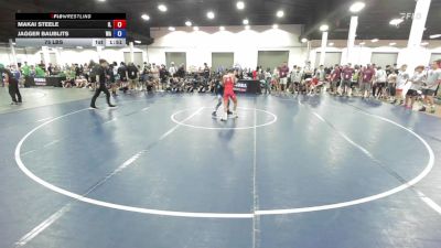 75 lbs Makai Steele, Illinois vs Jagger Baublits, Washington