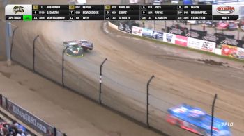 Near Disaster For Jason Feger & Josh Rice At Dirt Late Model Dream