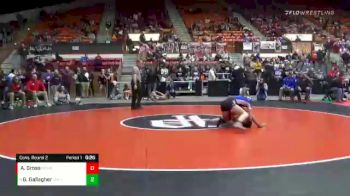 132 lbs Cons. Round 2 - Gracie Gallagher, Holton vs Arriana Gross, McPherson